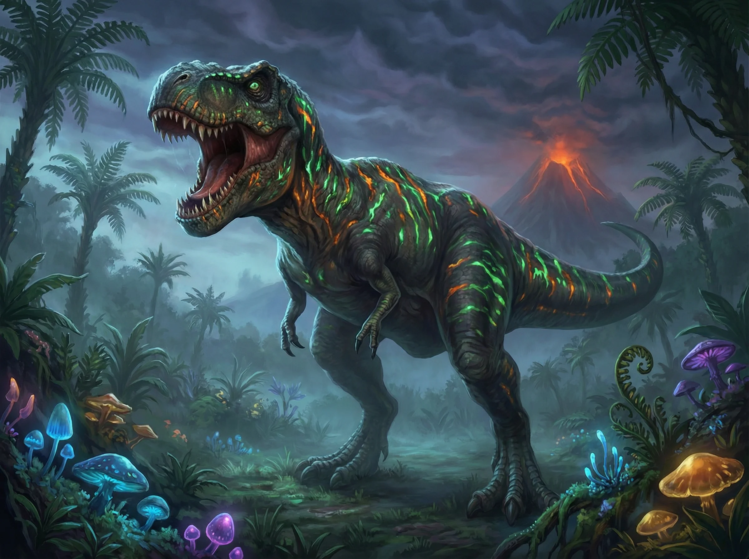 霸王龙图鉴，代表力量型 383棋牌 棋牌策略的远古巨兽