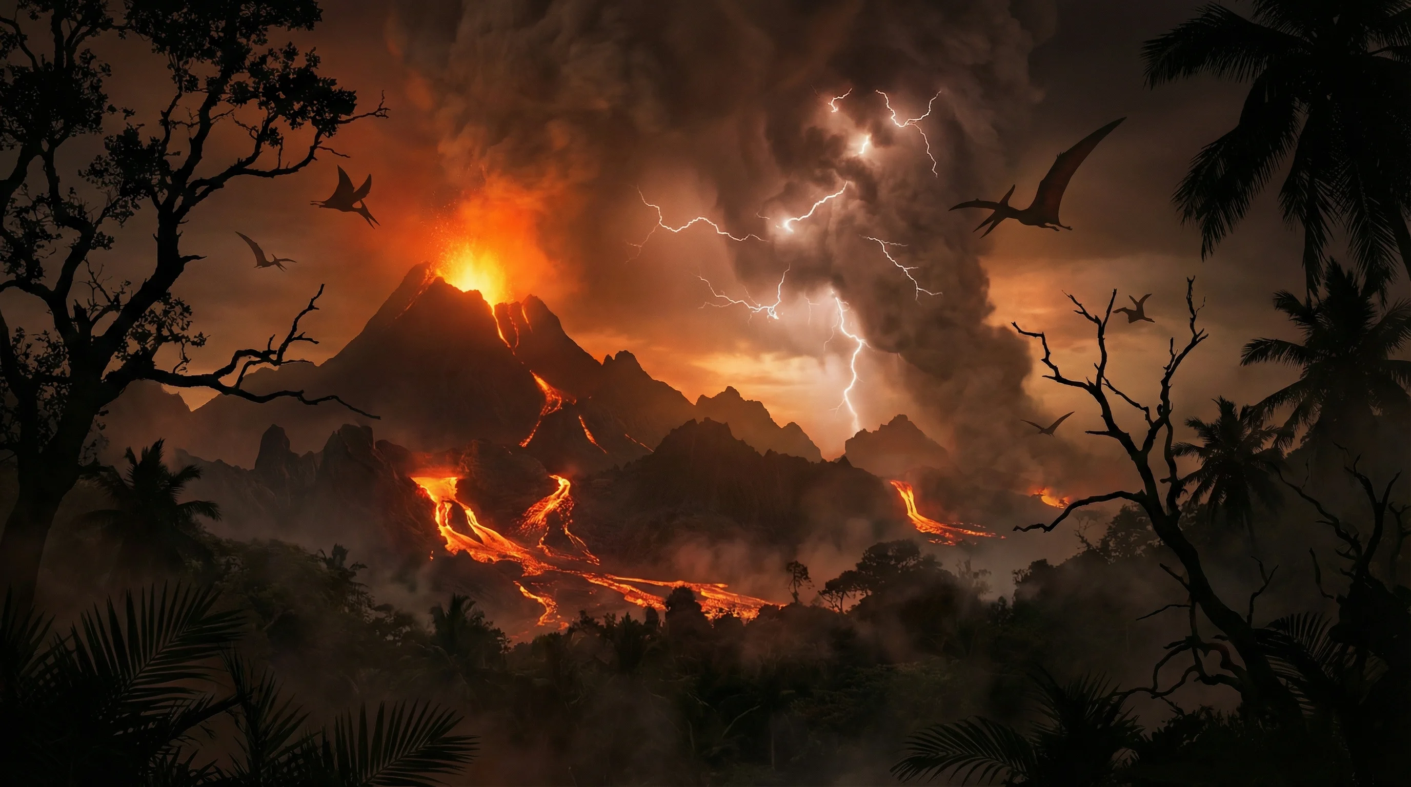 侏罗纪火山岛上的活火山，预示着 383棋牌 的火山赌注挑战